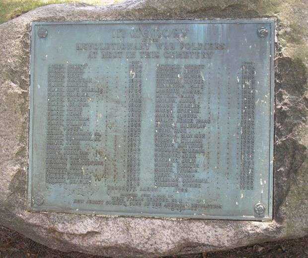 WESTFIELD REVOLUTIONARY CEMETERY WAR MEMORIAL PLAQUE I