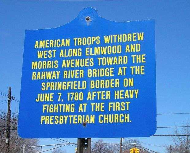 AMERICAN TROOPS WITHDREW REVOLUTIONARY WAR MEMORIAL MARKER