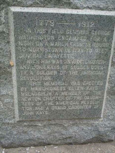 IN THIS FIELD REVOLUTIONARY WAR MEMORIAL
