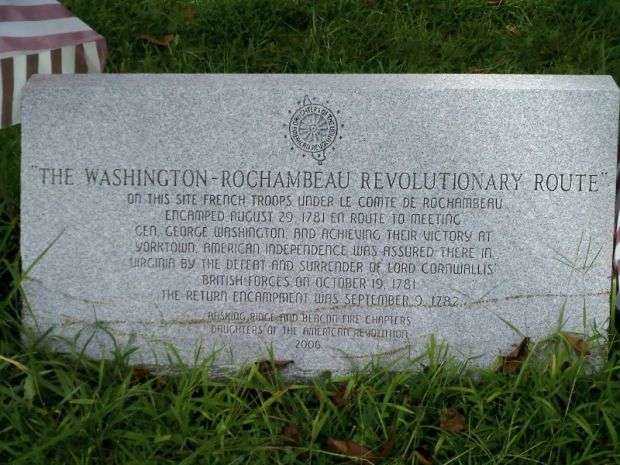 THE WASHINGTON-ROCHAMBEAU REVOLUTIONARY ROUTE MEMORIAL
