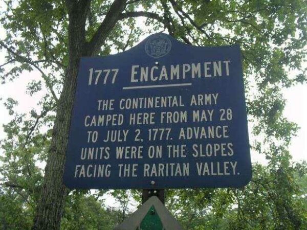 1777 ENCAMPMENT REVOLUTIONARY WAR MEMORIAL MARKER