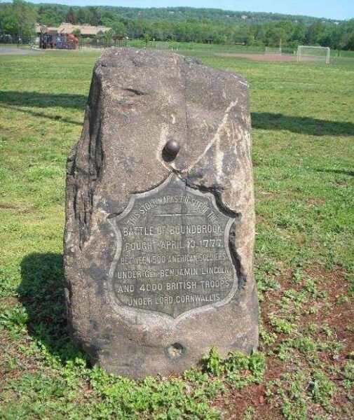 BATTLE OF BOUND BROOK REVOLUTIONARY WAR MEMORIAL