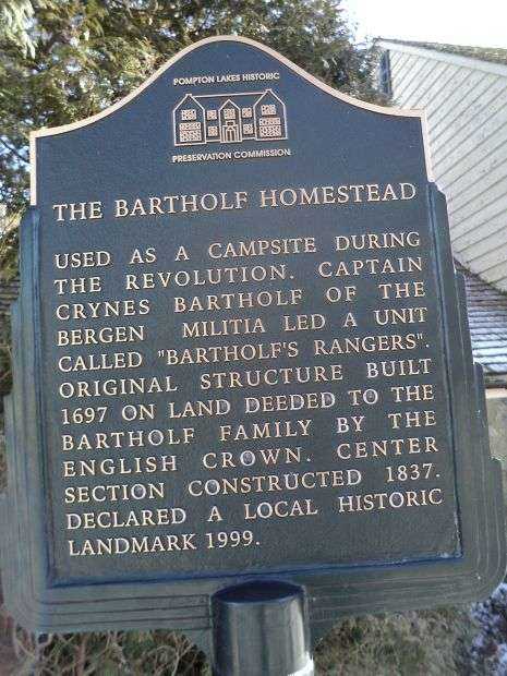 THE BARTHOLF HOMESTEAD REVOLUTIONARY WAR MEMORIAL MARKER