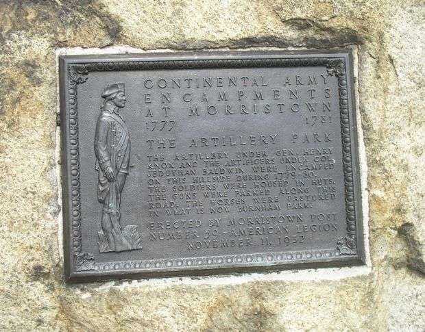 CONTINENTAL ARMY ENCAMPMENTS AT MORRISTOWN WAR MEMORIAL II