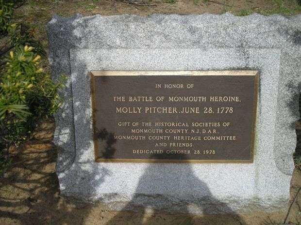 MOLLY PITCHER REVOLUTIONARY WAR MEMORIAL