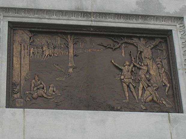TRENTON BATTLE MONUMENT BAS-RELIEF B