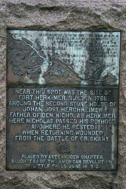 SITE OF FORT HERKIMER REVOLUTIONARY WAR MEMORIAL