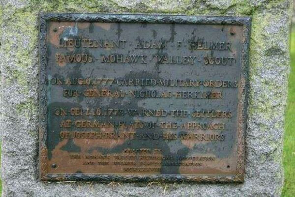 LIEUTENANT ADAM F. HELMER REVOLUTIONARY WAR MEMORIAL
