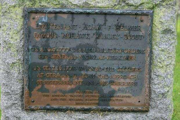 LIEUTENANT ADAM F. HELMER REVOLUTIONARY WAR MEMORIAL