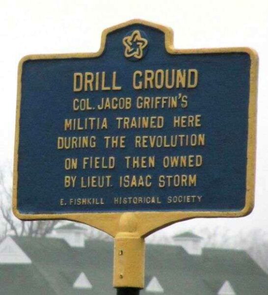 DRILL GROUND REVOLUTIONARY WAR MEMORIAL MARKER