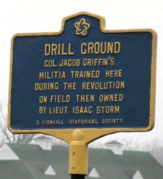 DRILL GROUND REVOLUTIONARY WAR MEMORIAL MARKER