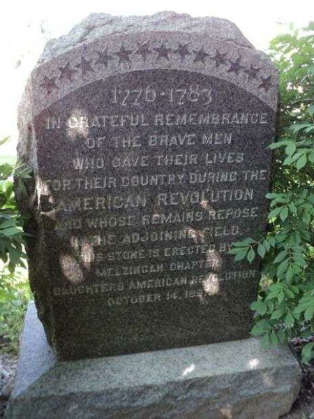 REVOLUTIONARY WAR DEAD MEMORIAL