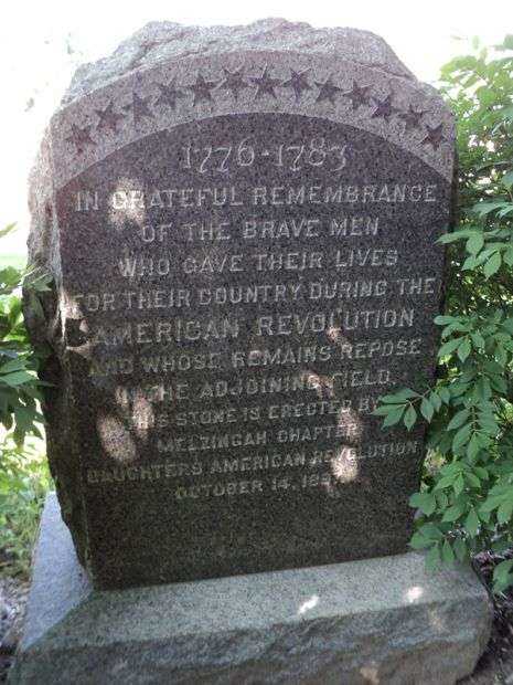 REVOLUTIONARY WAR DEAD MEMORIAL