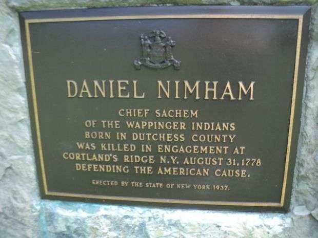 DANIEL NIMHAM REVOLUTIONARY WAR MEMORIAL PLAQUE