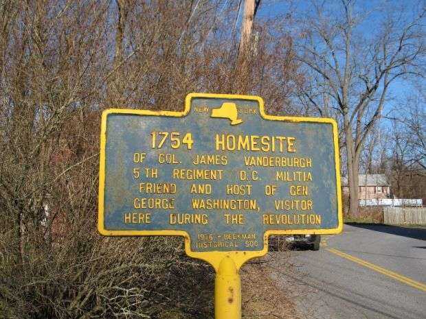 COL. JAMES VANDERBURGH REVOLUTIONARY WAR MEMORIAL MARKER