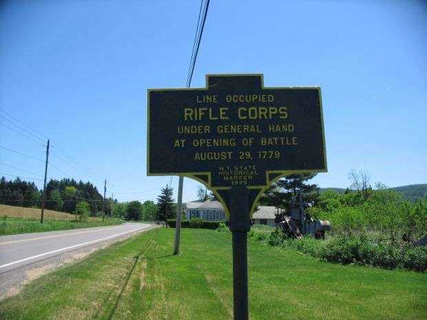 RIFLE CORPS REVOLUTIONARY WAR MEMORIAL MARKER