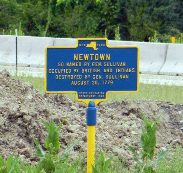 NEWTOWN REVOLUTIONARY WAR MEMORIAL MARKER