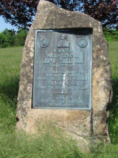 MAJOR GENERAL JOHN SULLIVAN REVOLUTIONARY WAR MEMORIAL