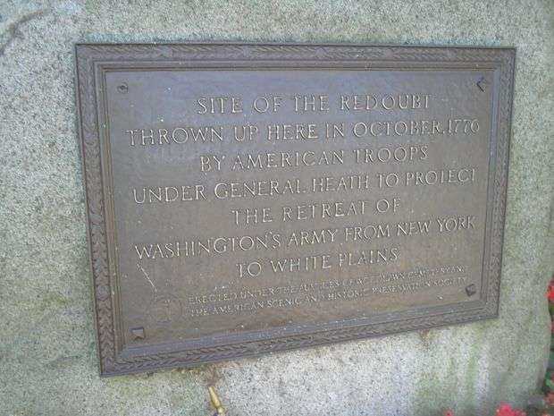 SITE OF THE REDOUBT REVOLUTIONARY WAR MEMORIAL