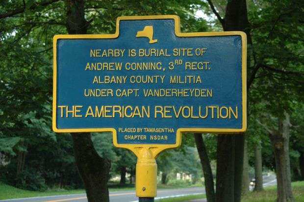 ANDREW CONNING REVOLUTIONARY WAR MEMORIAL MARKER