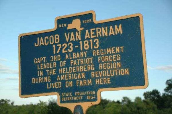 CAPT. JACOB VAN AERMA REVOLUTIONARY WAR MEMORIAL MARKER