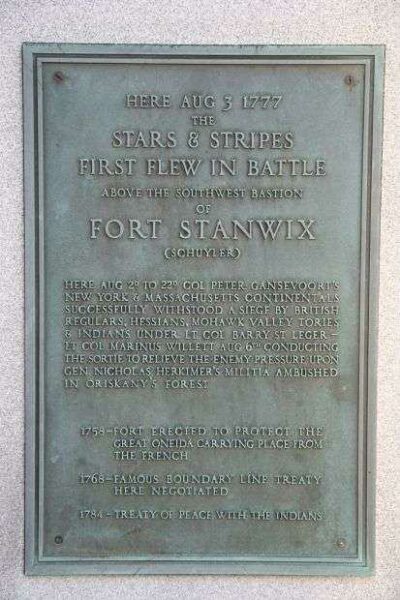 STARS & STRIPES FIRST FLEW IN BATTLE WAR MEMORIAL