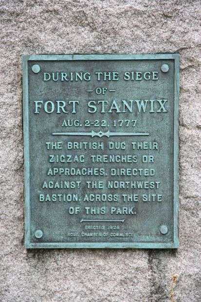 DURING THE SIEGE OF FORT STANWIX REVOLUTIONARY WAR MEMORIAL