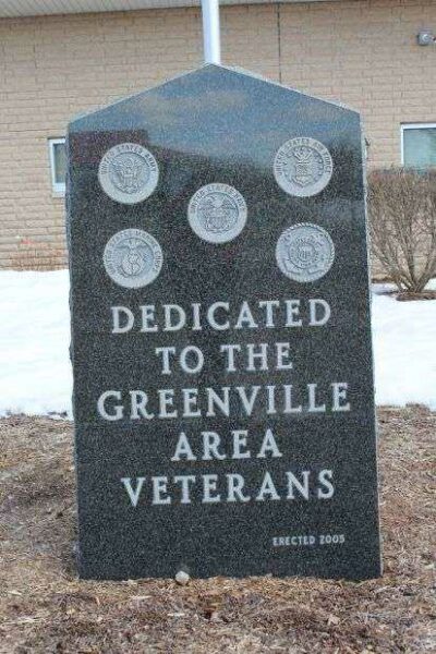 GREENVILLE VETERANS MEMORIAL STONE