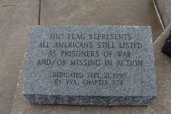BROWN COUNTY WISCONSIN POW-MIA MEMORIAL STONE C