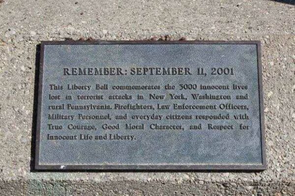 GREEN BAY LIBERTY BELL REPLICA MEMORIAL PLAQUE II