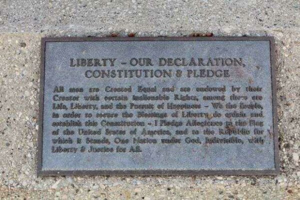 GREEN BAY LIBERTY BELL REPLICA MEMORIAL PLAQUE III