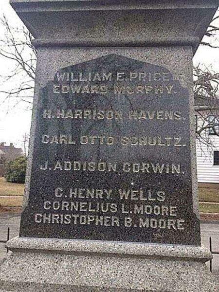 GREENPORT CIVIL WAR MEMORIAL HONOR ROLL A