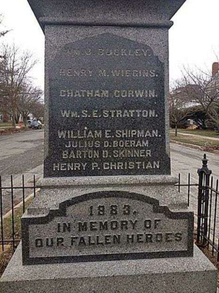 GREENPORT CIVIL WAR MEMORIAL HONOR ROLL C