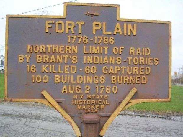 FORT PLAIN REVOLUTIONARY WAR MEMORIAL MARKER