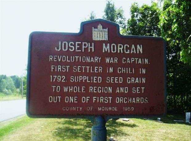 JOSEPH MORGAN REVOLUTIONARY WAR MEMORIAL MARKER
