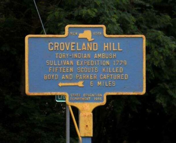 GROVELAND HILL REVOLUTIONARY WAR MEMORIAL MARKER