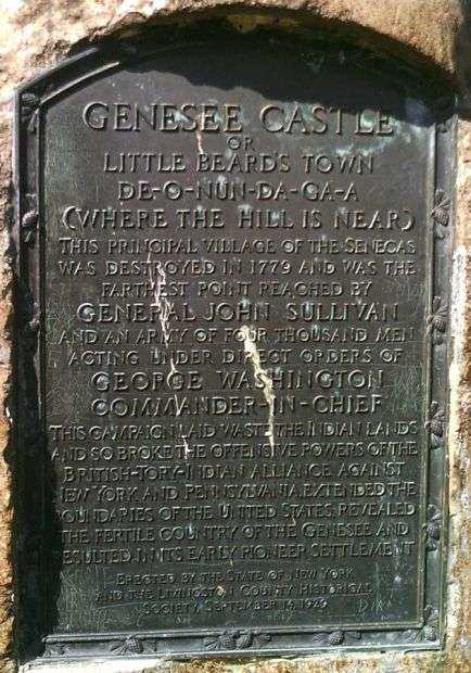 GENESEE CASTLE REVOLUTIONARY WAR MEMORIAL