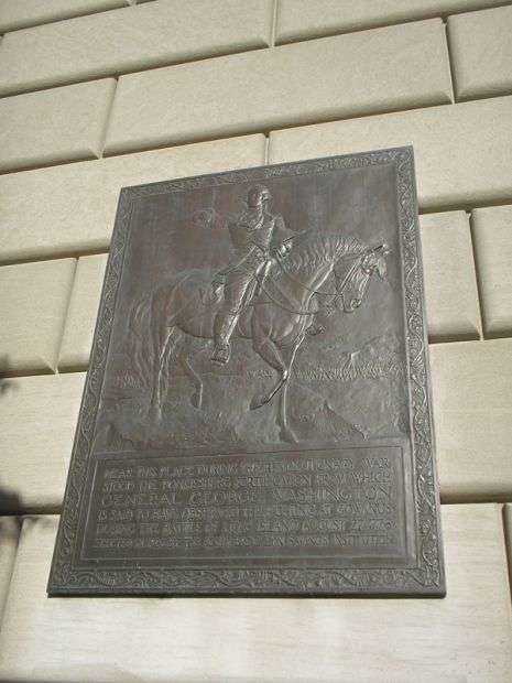 PONKIESBERG FORTIFICATION REVOLUTIONARY WAR MEMORIAL PLAQUE