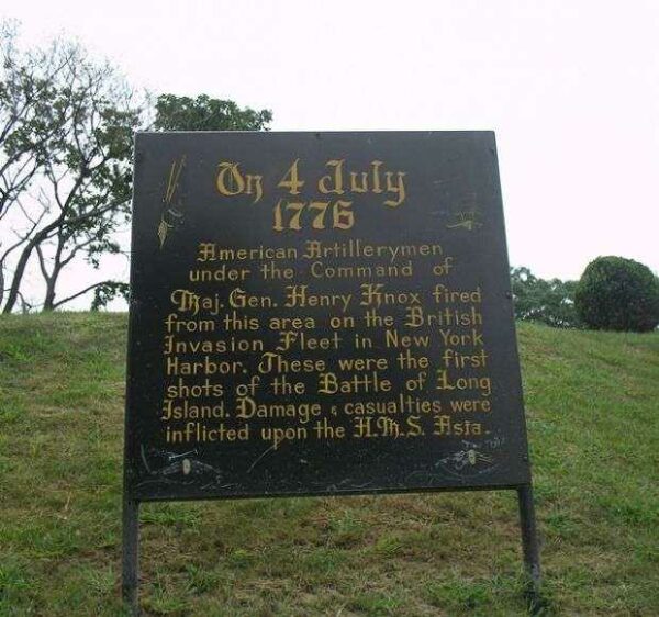 ON JULY 4, 1776 REVOLUTIONARY WAR MEMORIAL MARKER
