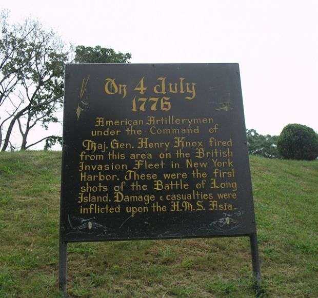 ON JULY 4, 1776 REVOLUTIONARY WAR MEMORIAL MARKER