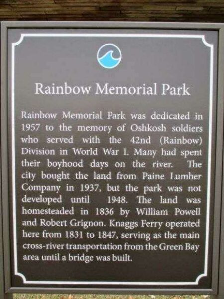 RAINBOW MEMORIAL PARK MARKER