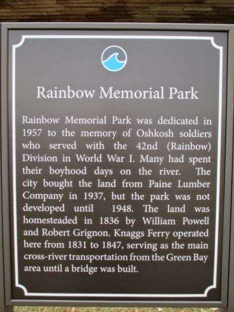 RAINBOW MEMORIAL PARK MARKER