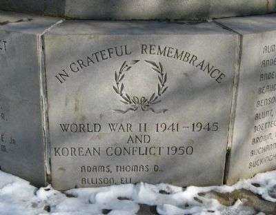 MILFORD MEMORIAL FLAG POLE BASE