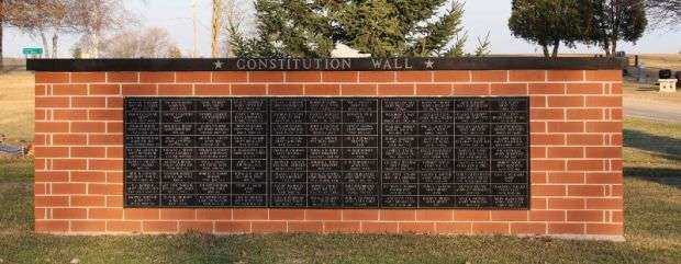 BEAVER DAM VETERANS MEMORIAL CONSTITUTION WALL