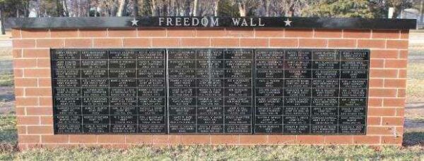 BEAVER DAM VETERANS MEMORIAL FREEDOM WALL