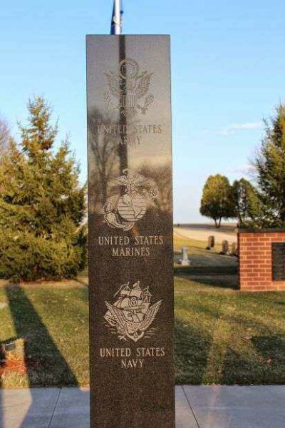 BEAVER DAM VETERANS MEMORIAL ARMED FORCES STONE