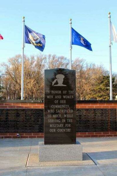 BEAVER DAM VETERANS MEMORIAL HONORED SACRIFICE STONE
