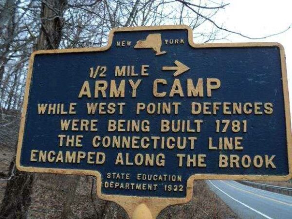 ARMY CAMP REVOLUTIONARY WAR MEMORIAL MARKER