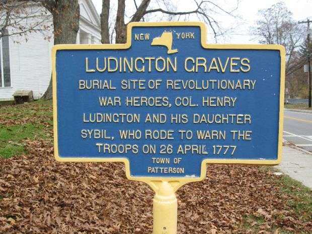 LUDINGTON GRAVES REVOLUTIONARY WAR MEMORIAL MARKER