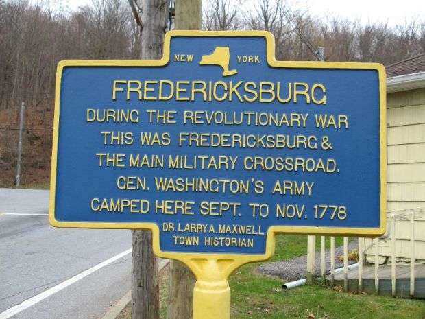 FREDERICKSBURG REVOLUTIONARY WAR MEMORIAL MARKER